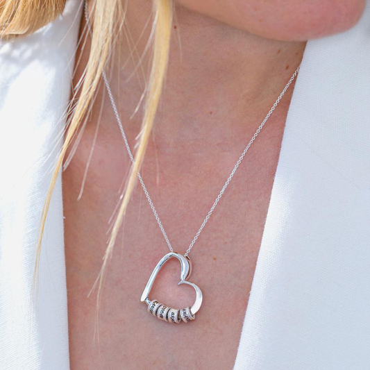 Geometric Letter customized name Necklace