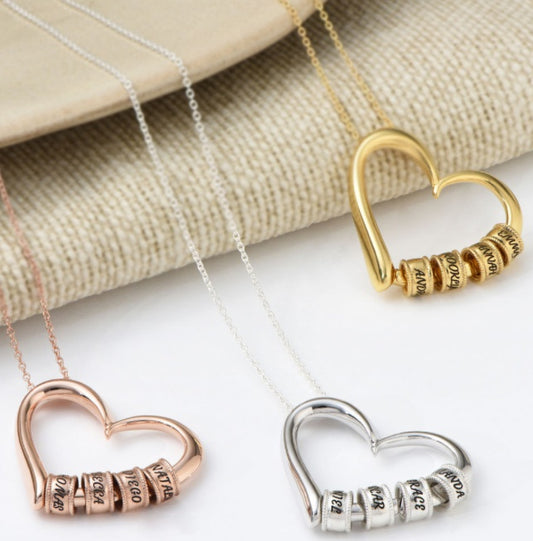 Geometric Letter customized name Necklace